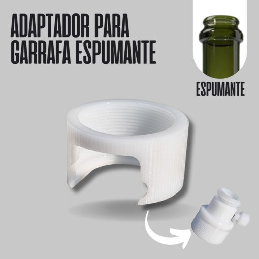 Adaptador garrafa de espumante