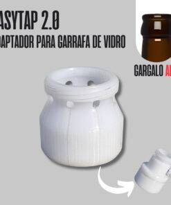 Adaptador garrafa de vidro