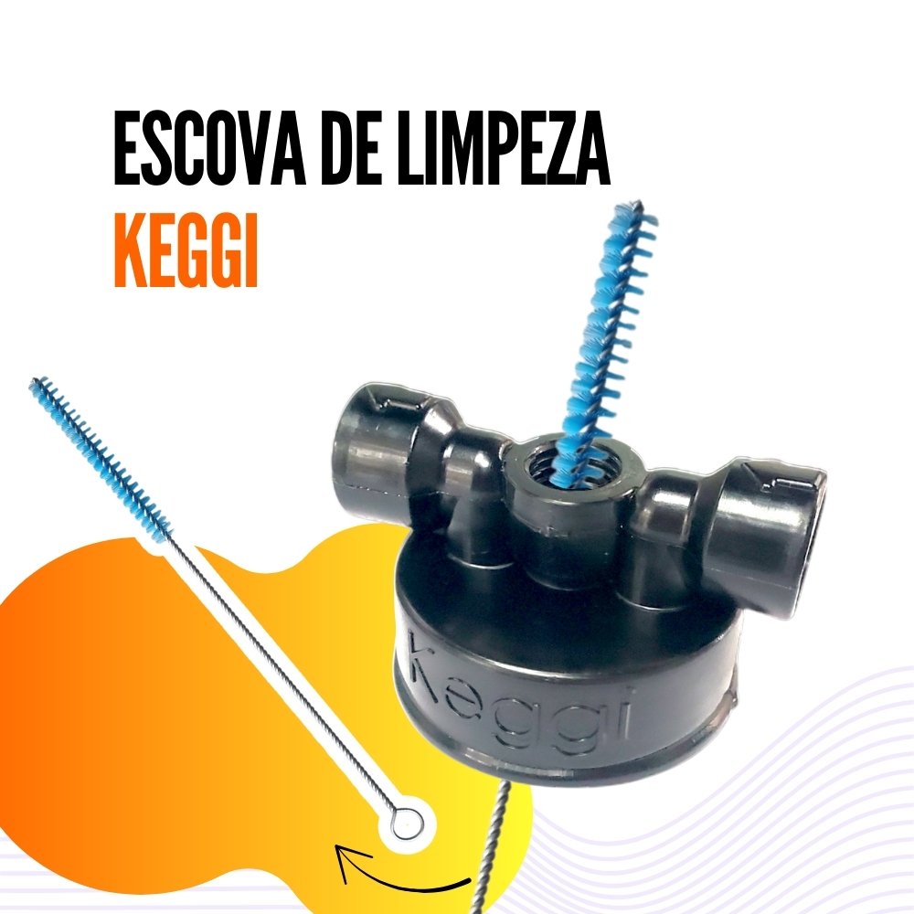 Escova de limpeza para tampa Keggi