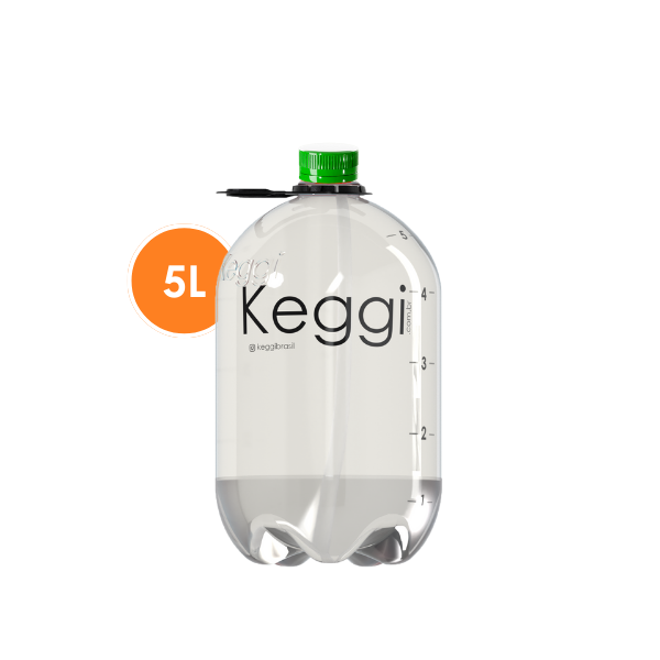Garrafa Keggi 5l clear