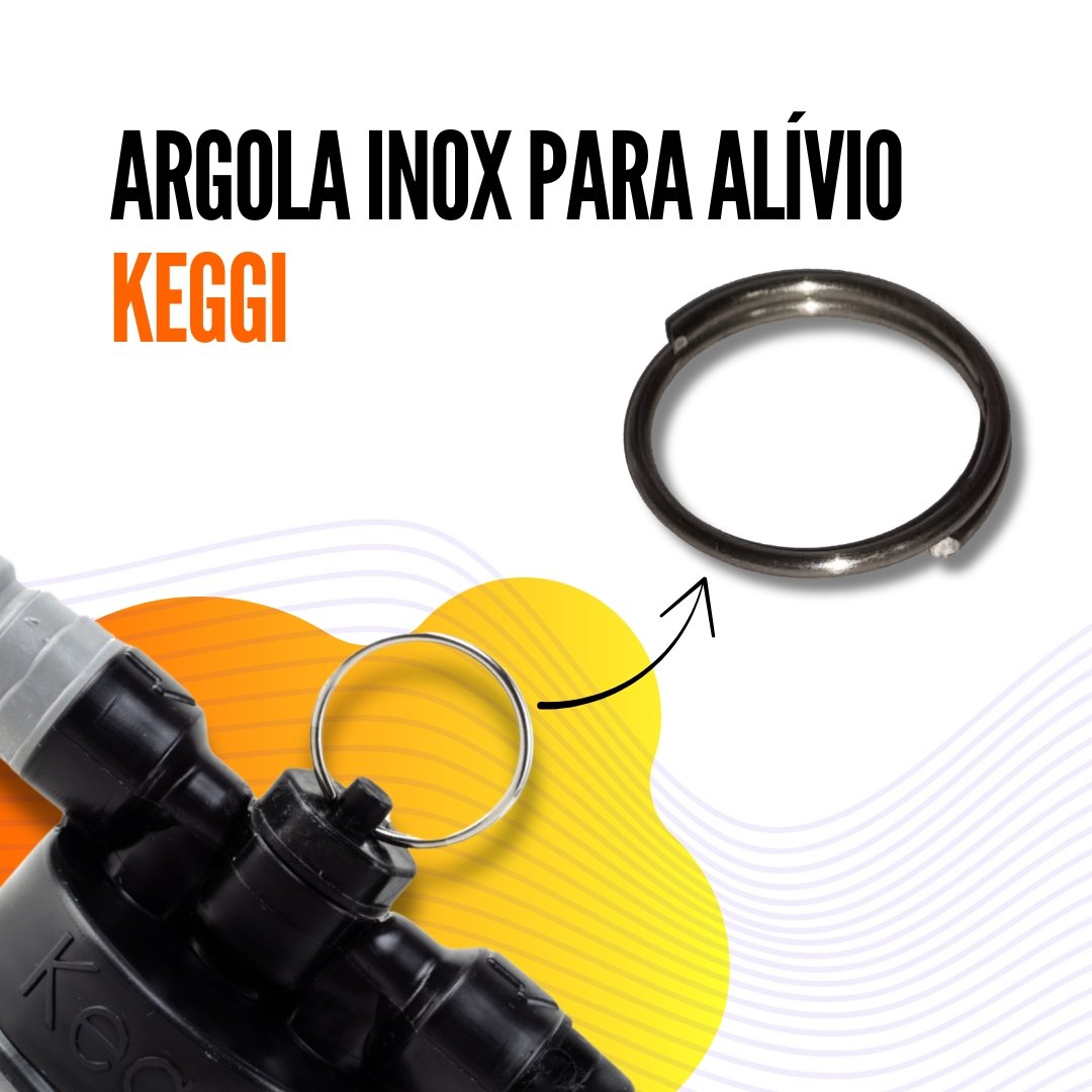 Argola de inox fio de 1,5 mm