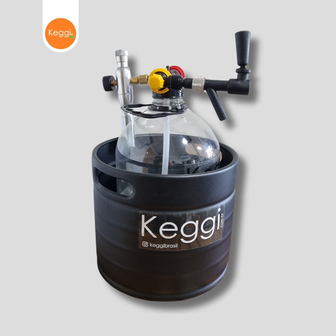 Balde Keggi Preto Fosco 5L
