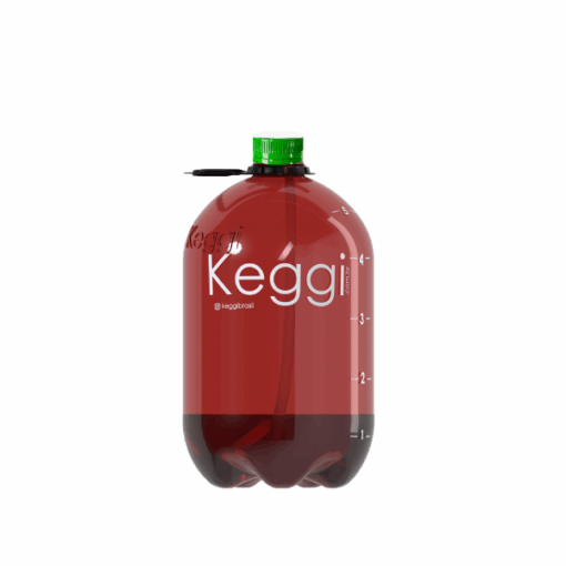 5l garrafa PET Keggi âmbar (+base)