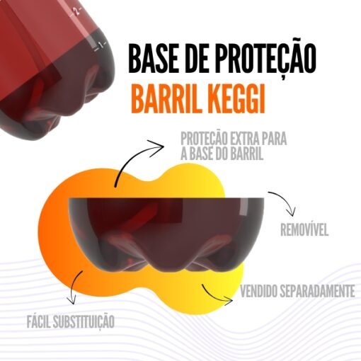 Barril de Cerveja Keggi Âmbar 5L com Base - Imagem 4