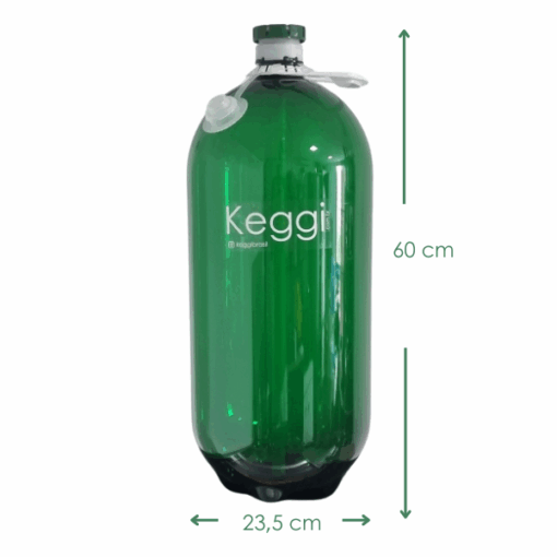 Barril PET Válvula S Verde 20 LITROS - Imagem 2