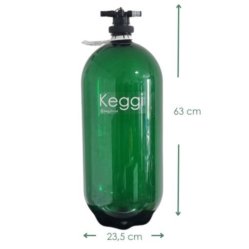 Barril PET tampa Keggi 20 LITROS - Imagem 2