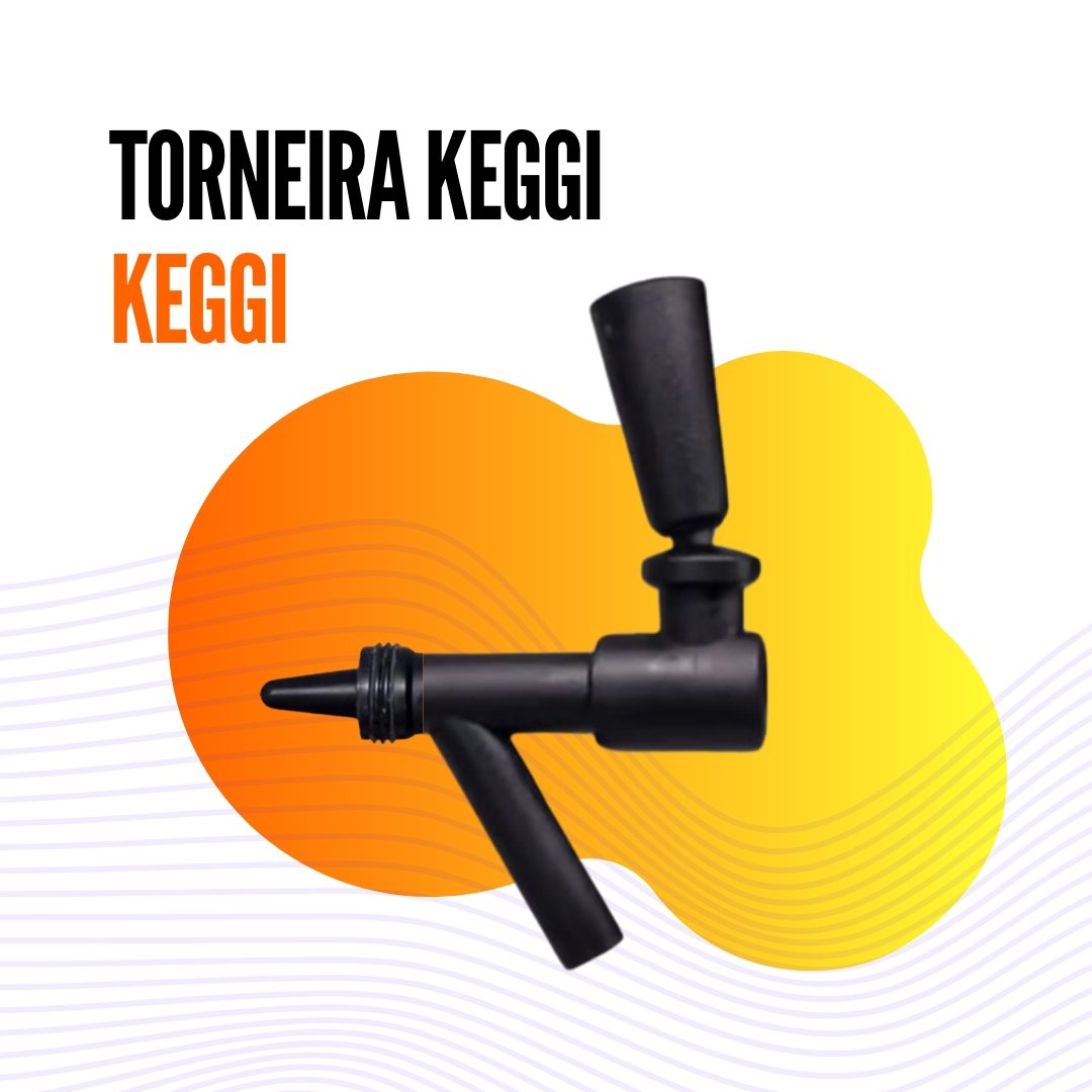 Torneira Keggi com Tap Handle engate rápido ball-lock