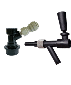 Kit Torneira Keggi + Conector Ball-Lock, + engate rápido