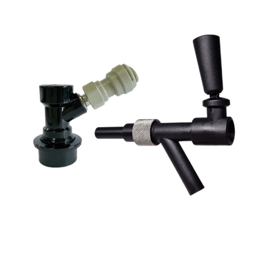 Kit Torneira Keggi + Conector Ball-Lock, + engate rápido
