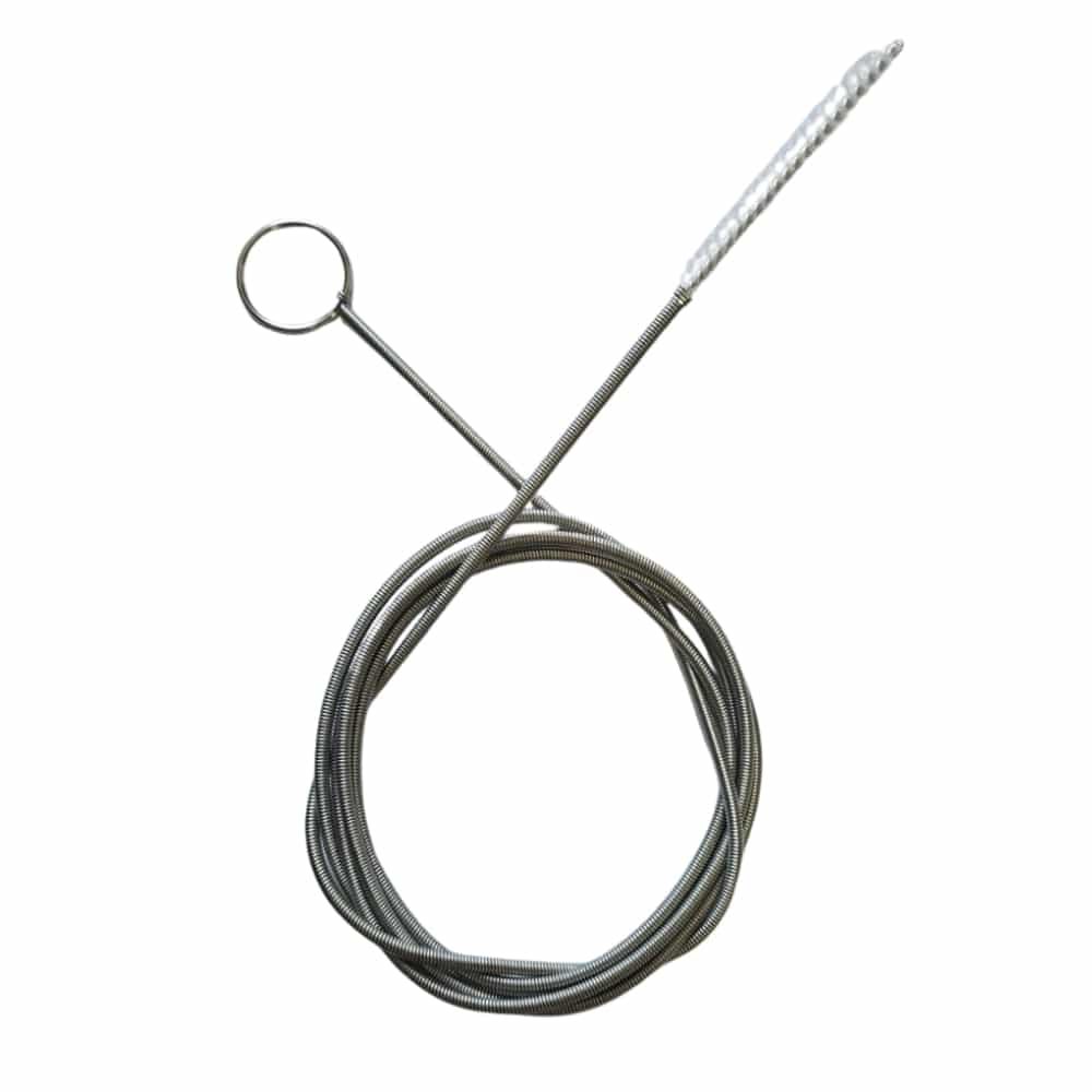 Escova flexível para limpeza de tubos