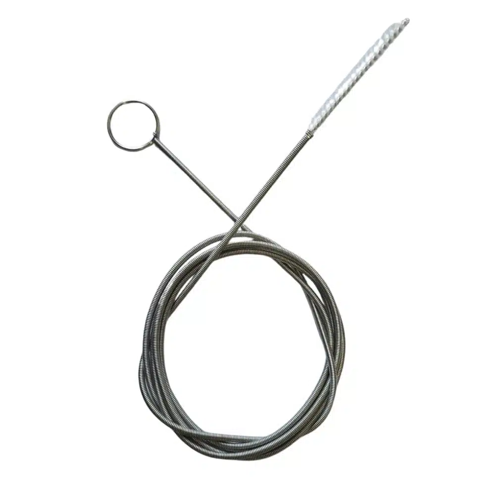 Escova flexível para limpeza de tubos