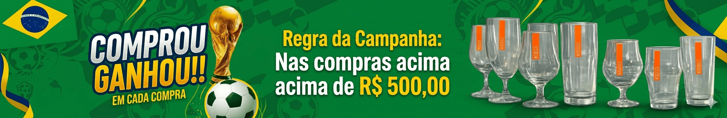 comprou ganhou